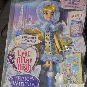 Ever After High Blondie Lockes Doll - Blue and Yellow